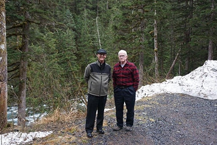 At the age of 70, Fr. Tom, was sent to Cardova, Alaska. 