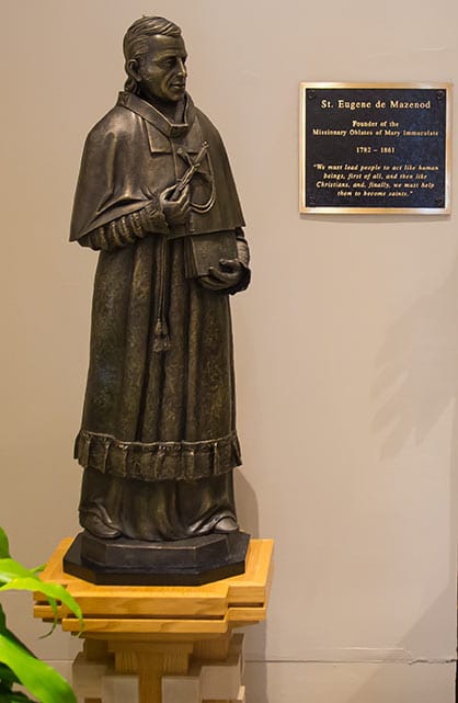 St. Eugene De Mazenod statue